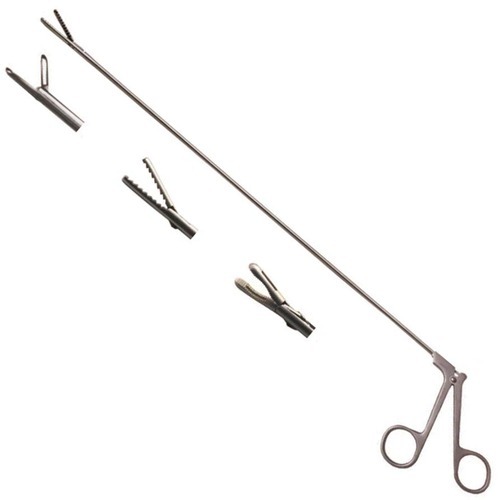 Bronchoscopy Forceps - Stainless Steel, 50-100 Grams | Silver Color, Designed for Hospital Use by Doctors
