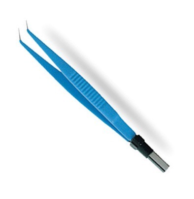 Bipolar Forceps Angled - Stainless Steel, 10-30 Grams Weight | Ideal for Hospital Use by Medical Professionals