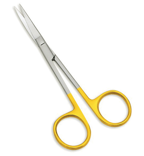 Iris Scissors Curved - Metal Construction, 20-25 Grams Weight | Ideal for Hospital Use by Medical Professionals
