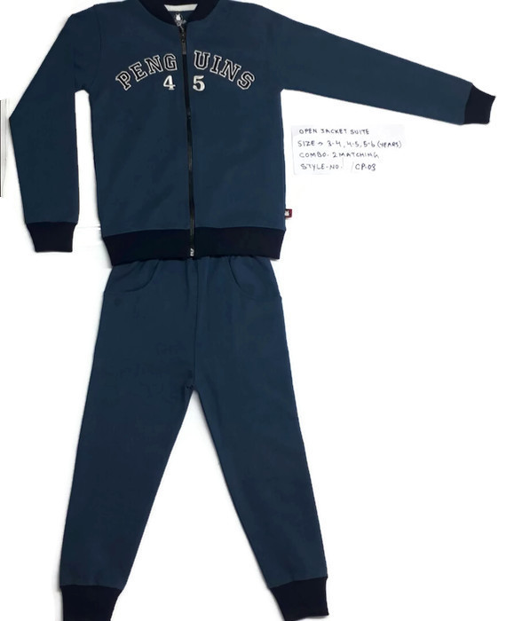 Front Open Jacket Age Group: 2-5 Years