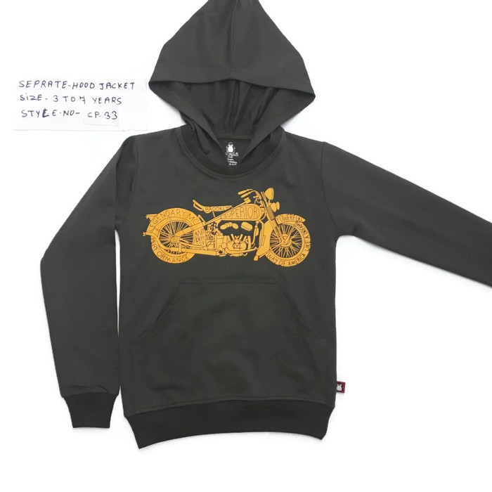 Separate Hood Jacket Age Group: 2-5 Years