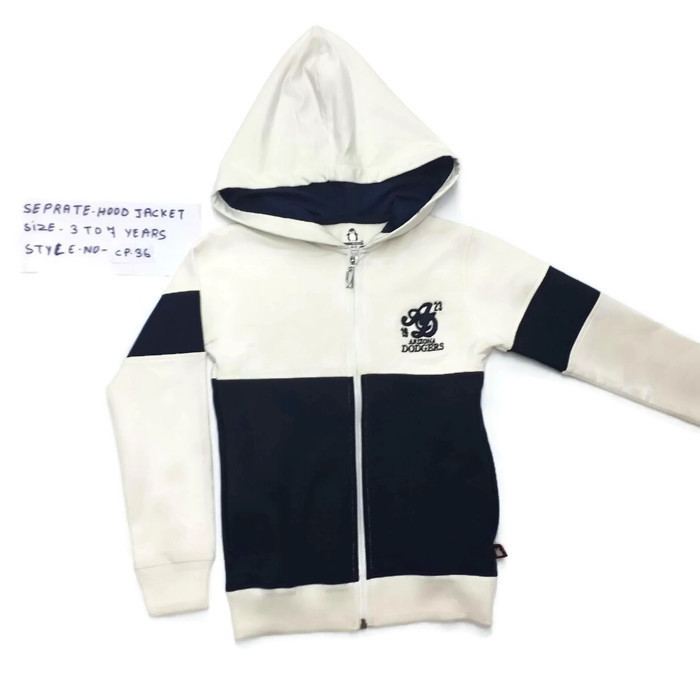 Separate Hood Jacket Age Group: 2-5 Years