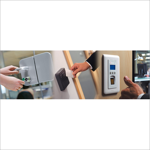 Door Access Control System - Plastic Body , IP Based Architecture with Thumbprint and Card Identification