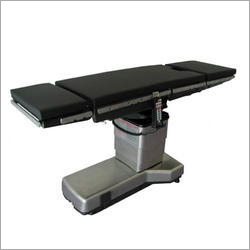 Electric OT Table - Leather, Plastic & Stainless Steel | Adjustable Height, Low Pressure Mattress, Emergency Stop Button, Durable Design