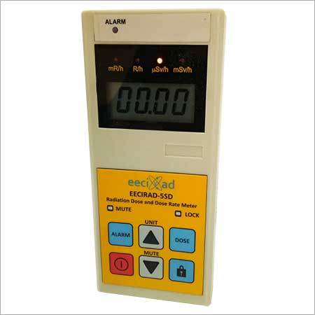 डोसीमीटर के साथ रेडिएशन सर्वे मीटर