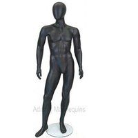 Male Abstract Black Matt Mannequin Age Group: Adults