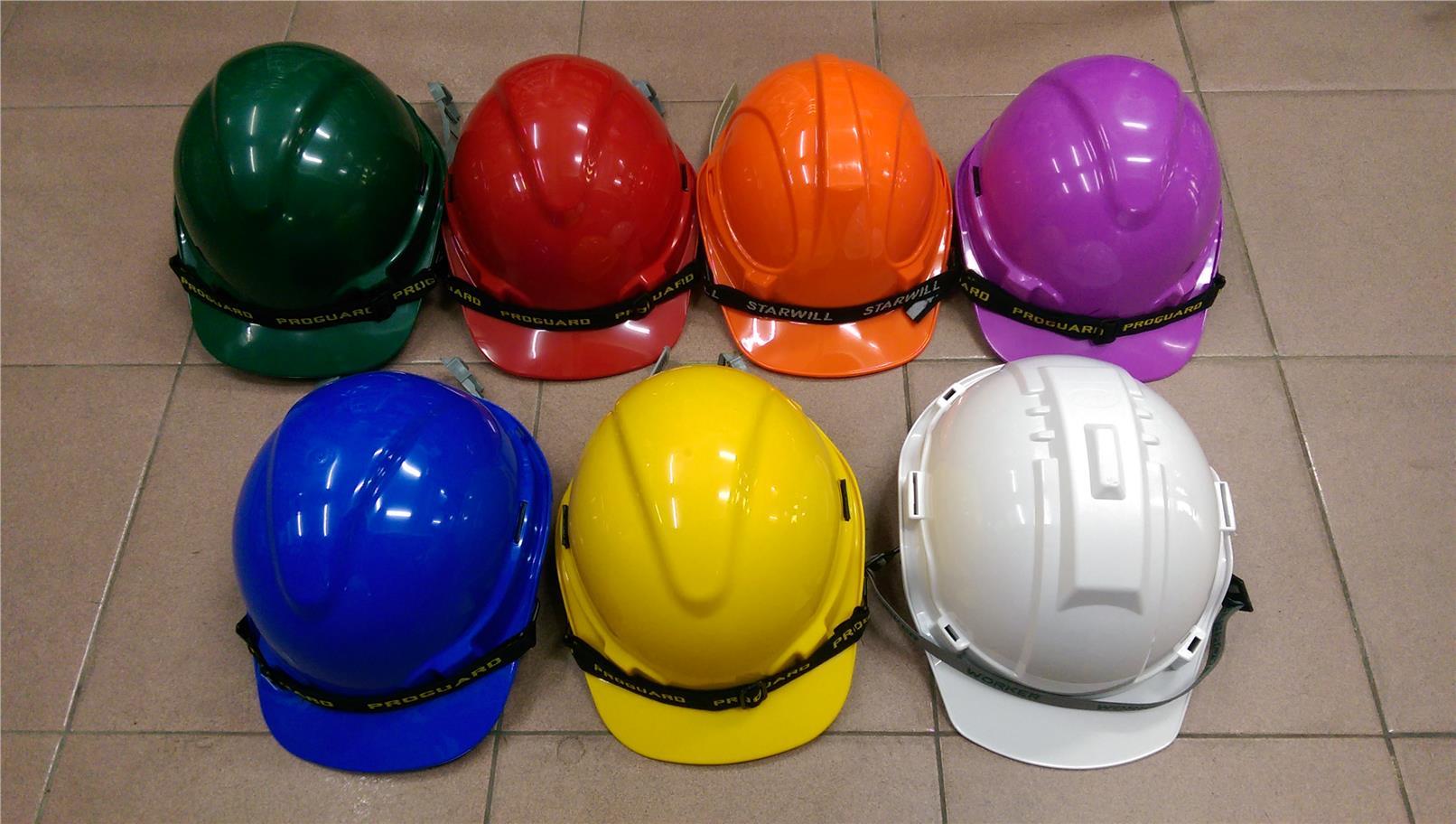 Safety Helmets - Plastic And Iron Build, 5-8 Weight Range, 220-240 Rated Power | Good Working And Easy To Use
