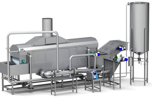 आलू चिप्स निरंतर तले जाने वाला उपकरण