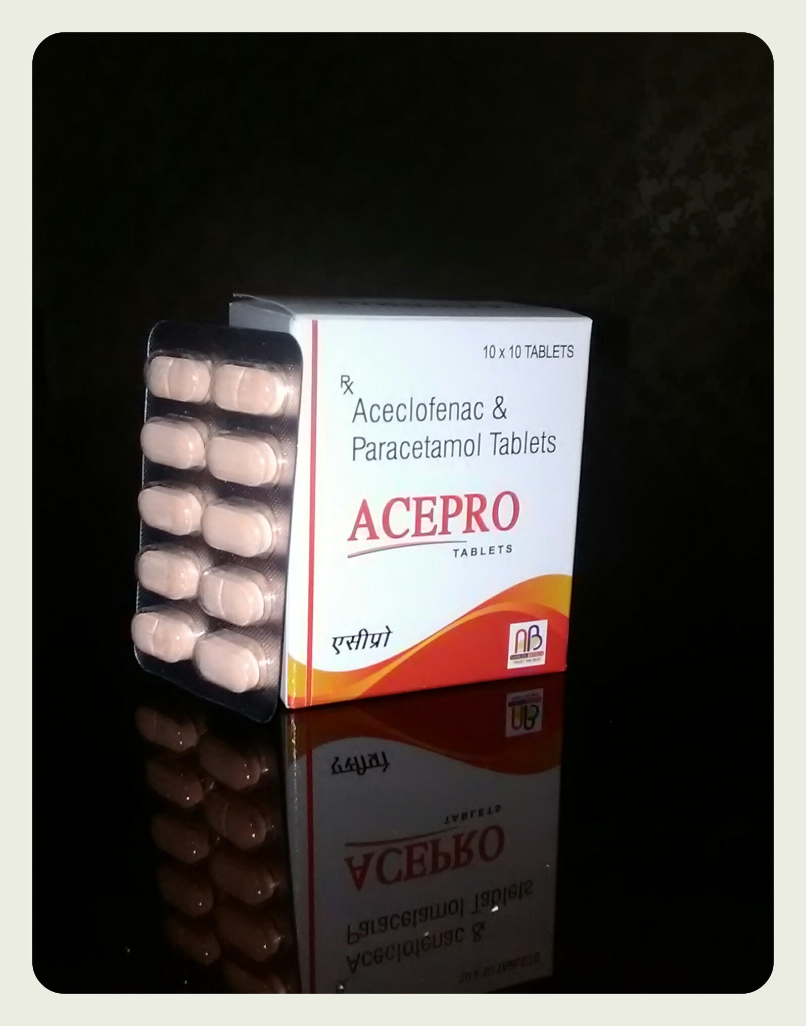 Aceclofenac & Paracetamol Tablets - Adult Drug Solutions For Virus Control, Dry Storage Required