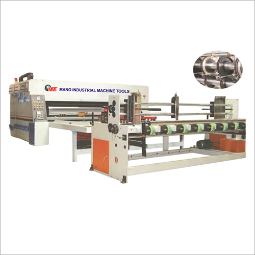Auto Chain Feed Flexo Printer And Slotter Machine - Metal Body, 1060x470x380 Mm , Automatic And Computerized With Electric Drive