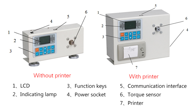 Electric Screwdriver Digital Torque Meter - 1-20 N.m Measuring Range, Digital Display, 0.5% Accuracy, Rechargeable Ni-mh Battery