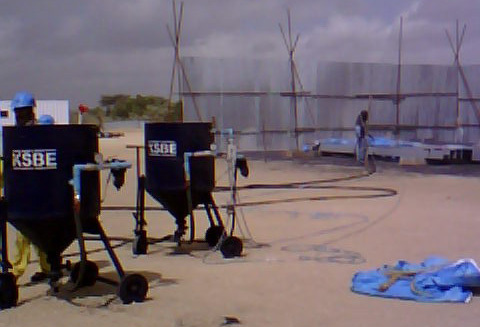 Mild Steel Sand Blasting Machine