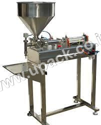 Cream Filling Machine - Stainless Steel, 500x300x700 mm, Silver | High Precision Filling, Semi-Automatic, 10-30 pcs/min, Long Service Life