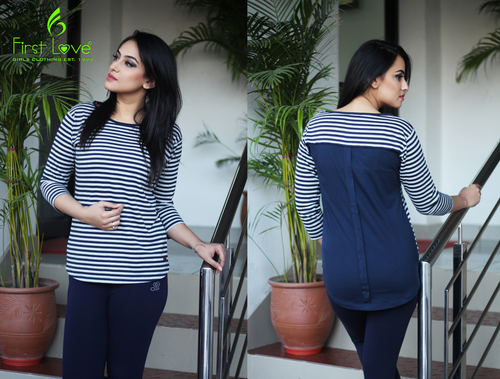 Blue Women Fancy Top