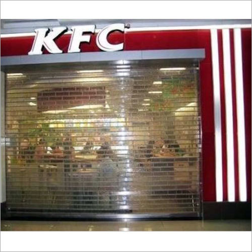 Polycarbonate Rolling Shutter - Motorized Vertical Opening | Silver Color, Exterior Insulation, Automatic & Manual Operation