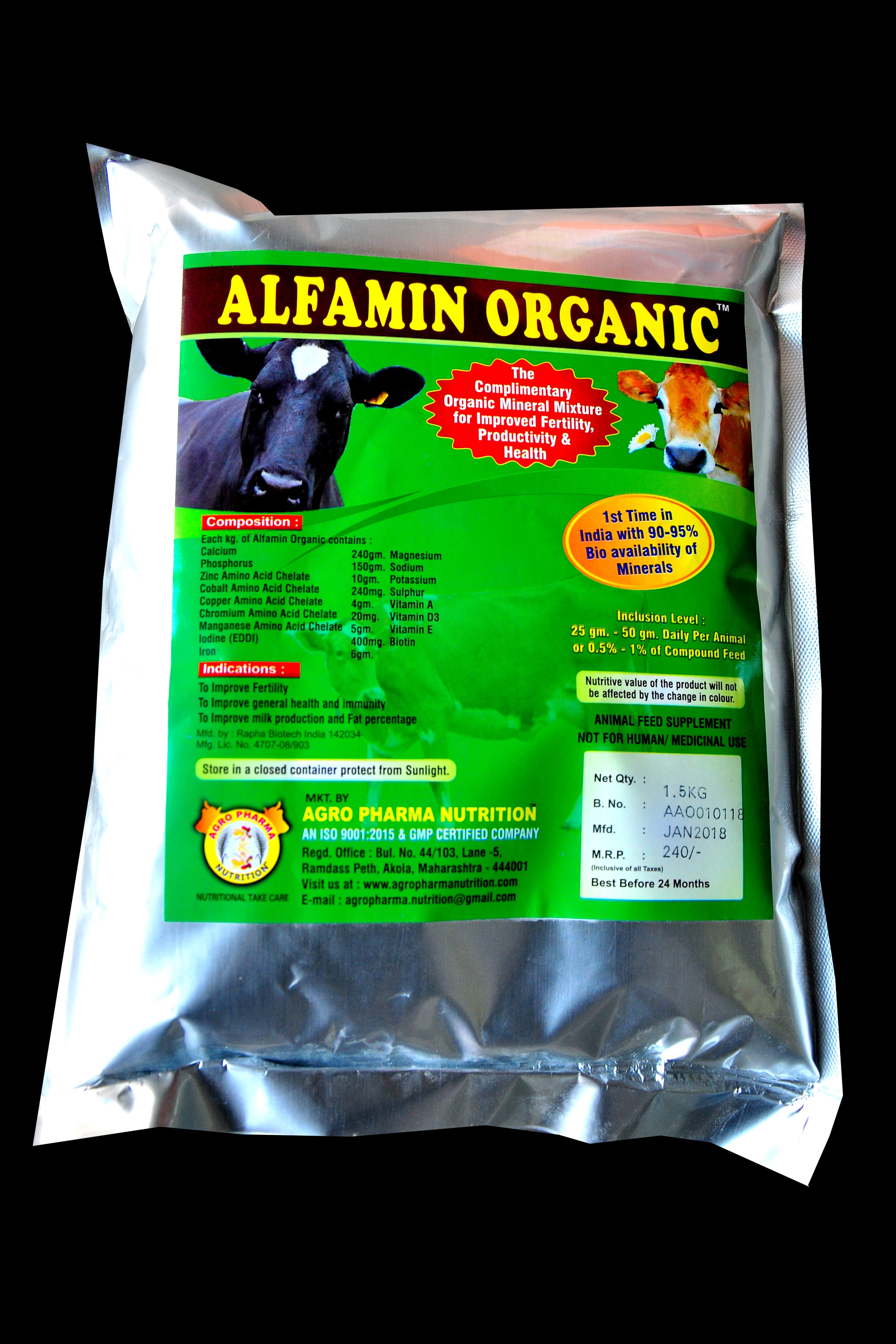 Alfamin Organic Efficacy: Promote Healthy