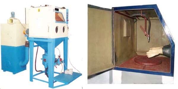Shot Peening Machine - Steel, Adjustable Air Pressure, Variable Nozzle Size, 220v/380v Power Supply | Customizable Cabinet, Integrated Dust Collection, Plc Control System, Corrosion Resistance, Stress Relief, Improved Strength