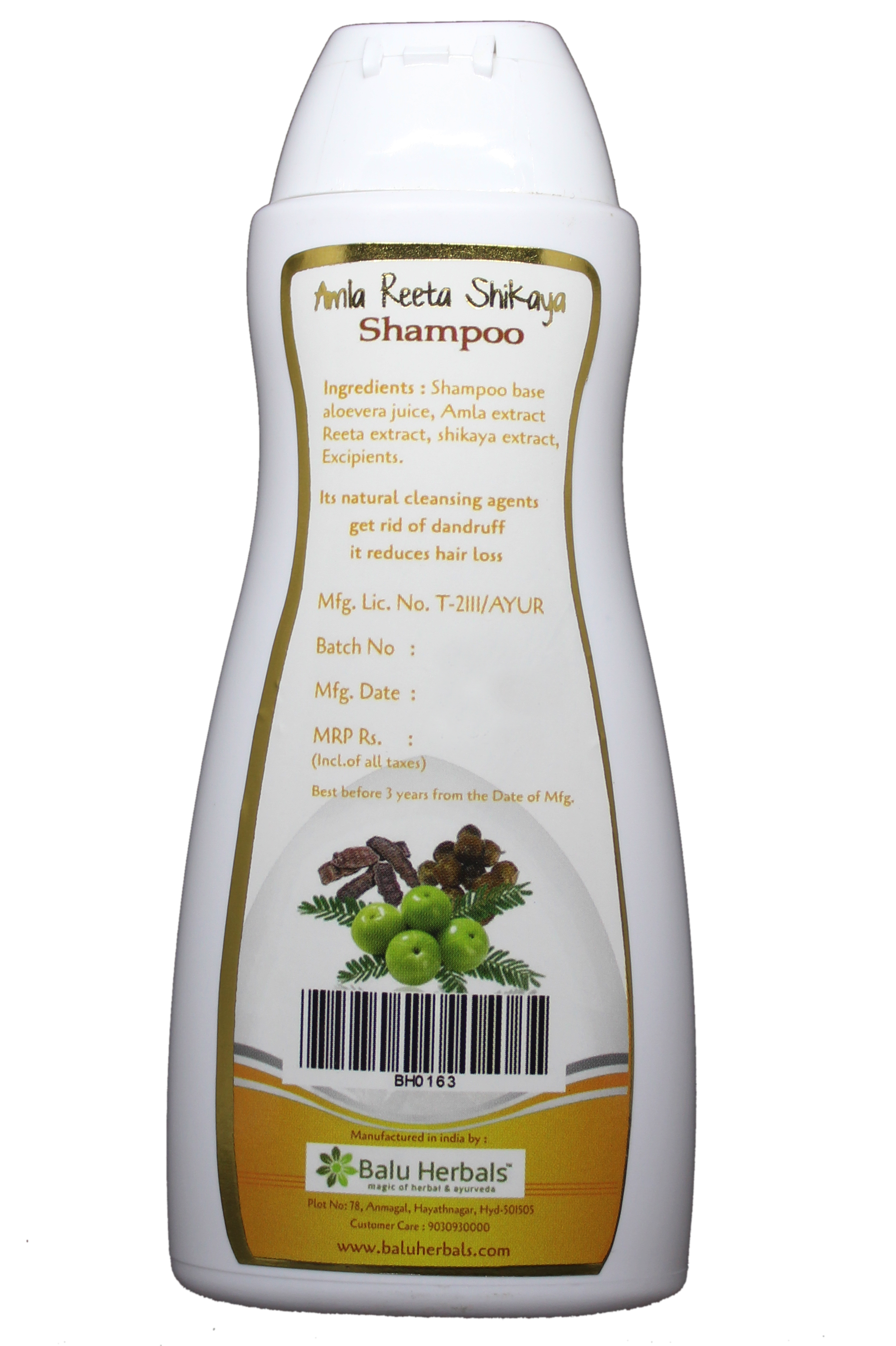 Amla Reeta Shikaya Shampoo 200ml Volume: 200 Milliliter (Ml)