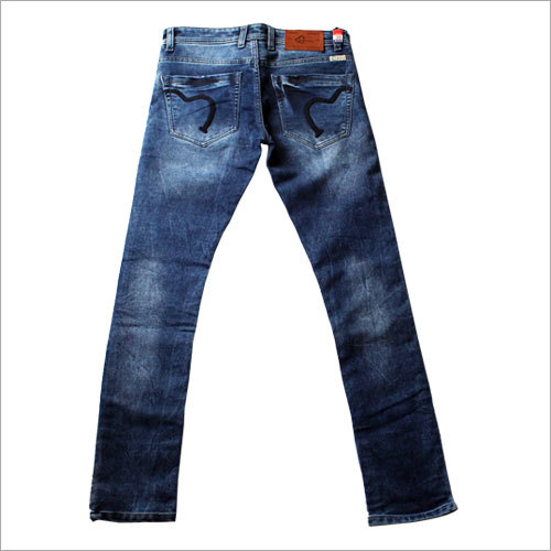 Blue Mens Medium Wash Jeans