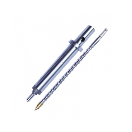 Screw Barrel - Premium Grade Steel, Diameter 20-200mm, Silver, Thickness 2mm, Surface Roughness Ra0.4 | Nitriding, Bimetallic, Chromeplate, Hardness HRC62-68, Ld Ratio 10-35