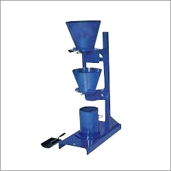 Compaction Factor Apparatus - Mild Steel, 1000mm x 600mm x 300mm Dimensions | 2 Conical Hoppers, 10 Liters Capacity, Powder Coated Finish, 25 kg Weight