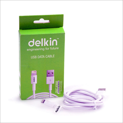 Fast Speed USB Data Cable - TPE Material, 1.5 Meter Length, White Color | Flexible Design, Durable Performance, High Data Transfer Speed