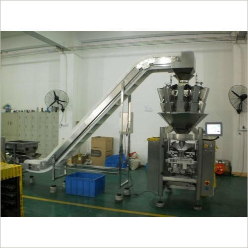 Multihead Weigher Packing Machine - Stainless Steel, Centre Sealing | 30-70 Pouch Per Minute, 220V, 2.5 KW/HR Power, Ideal for Corn Flakes and Snacks