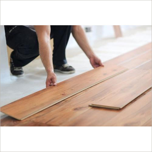 Wooden Flooring Installation Service - 21 Mm Solid Wood | Premium Quality Sports Court Flooring Solutions, High Durability, Expert Interior Design