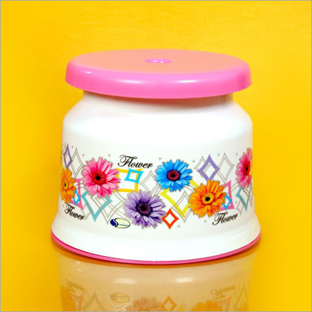 Plastic Stool - 12 x 12 x 12 Inches | Modern White Design, Anti-Slippery Legs, 250 lbs Load Capacity