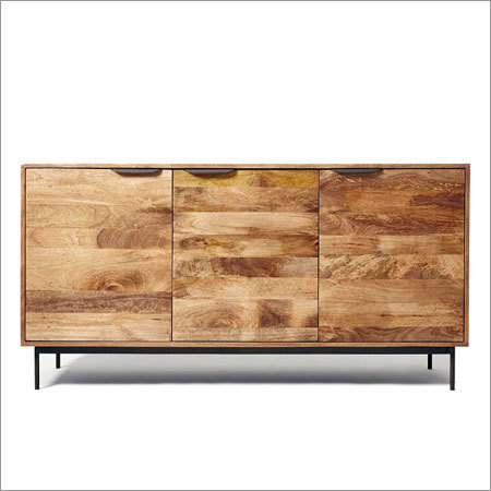 Handmade Wooden Iron Sideboard