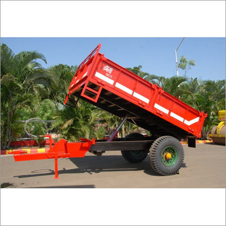 Roll Container 2 Wheel Dumping Trailer