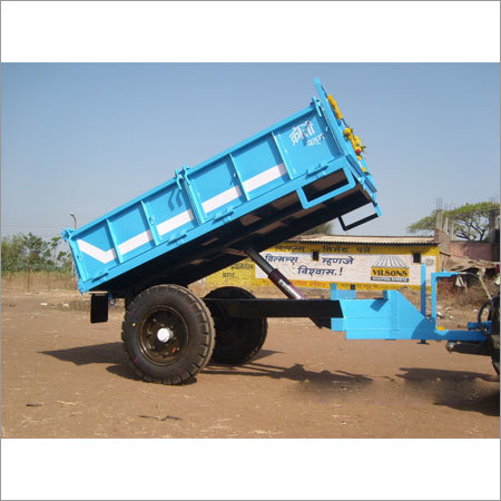 Roll Container 2 Wheeler Steel Tractor Trailer