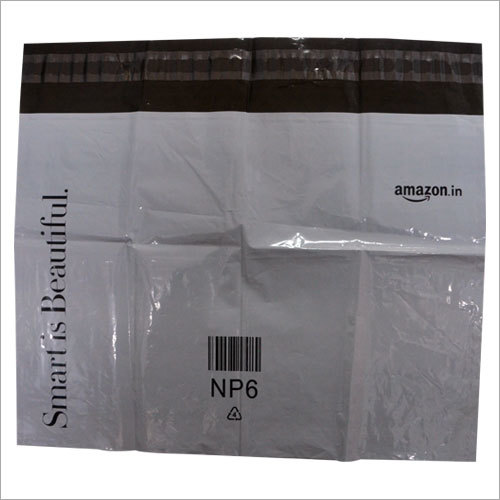 White Customized Plastic Packaging Bag