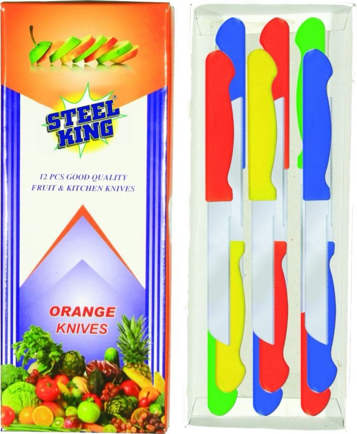 Hotel Knives - Stainless Steel | Small To Large Sizes, Yellow, Green, Blue Colors, 1.5-3mm Thickness, Abs Plastic Handles