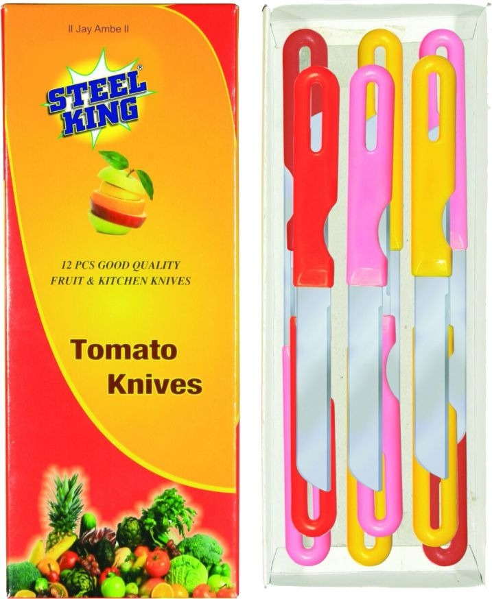 Tomato Cutting Knives - Stainless Steel, Small To Large Sizes, Pink Red Yellow Colors, 1.5-3mm Thickness - Precision Cutting For Perfect Slices