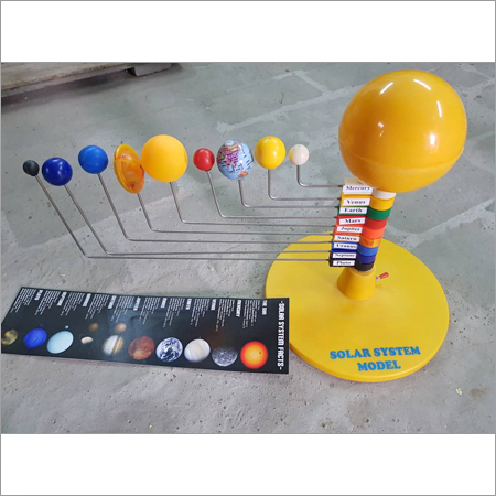 Solar System Model - Color: Yellow And Blue