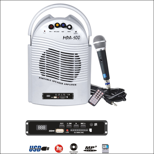 पोर्टेबल पीए सिस्टम Mpa-100u
