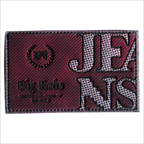 चमड़ा पैच लेबल