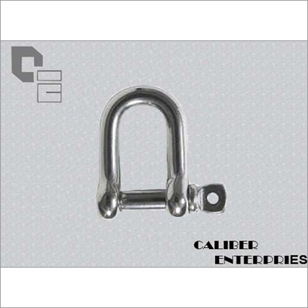Dee Shackle - Carbon Steel, 2-5 Millimeter Width | High Strength, Lightweight, Durable, Polished Finish for Industrial Use