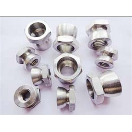 Twist Off Nuts - Steel, Hex Shape, Zinc Plated, Polished Finish | Tension Control, Durable, Customisable For Industrial Machines