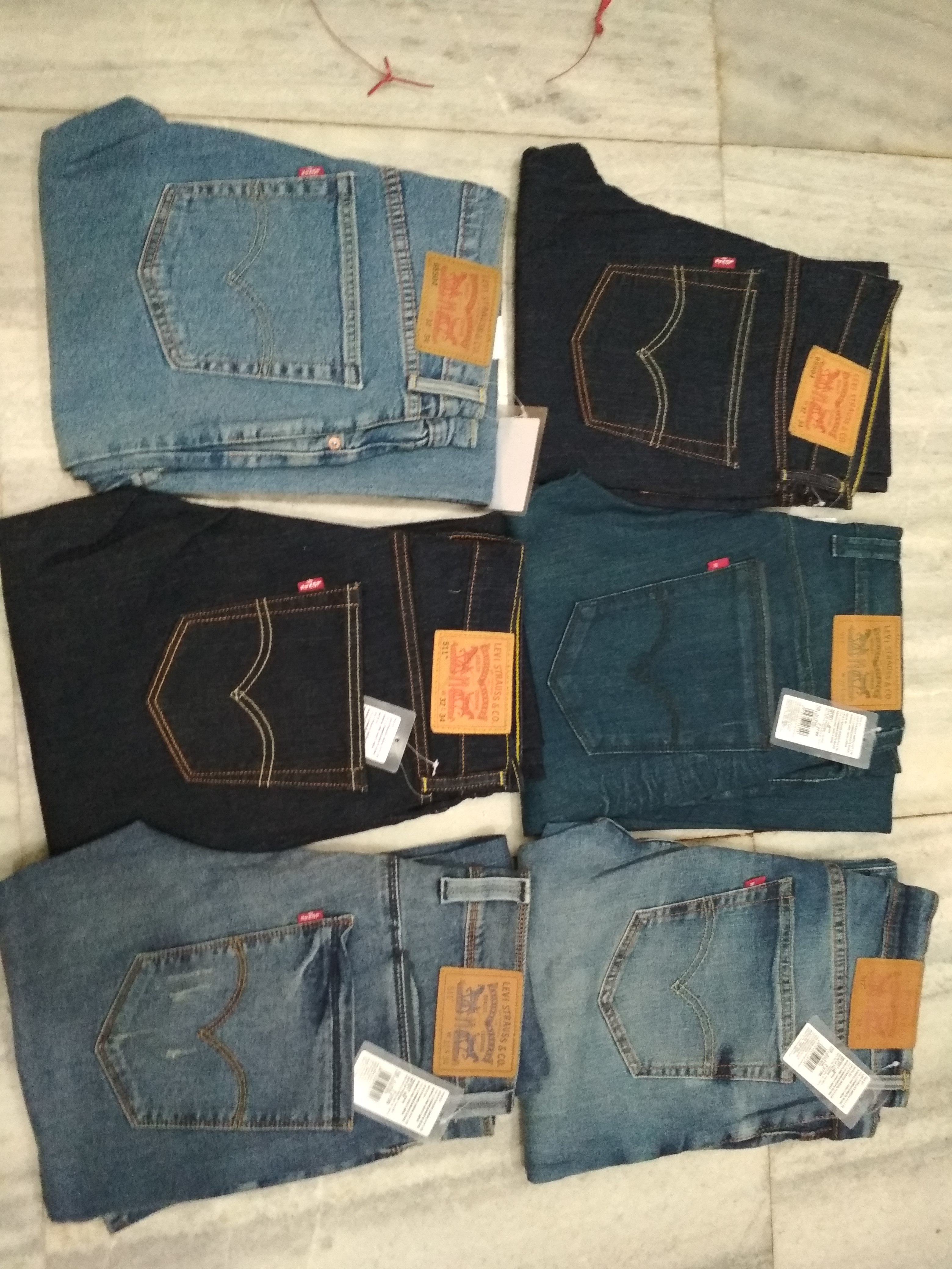 Slim Levis Strauss Jeans