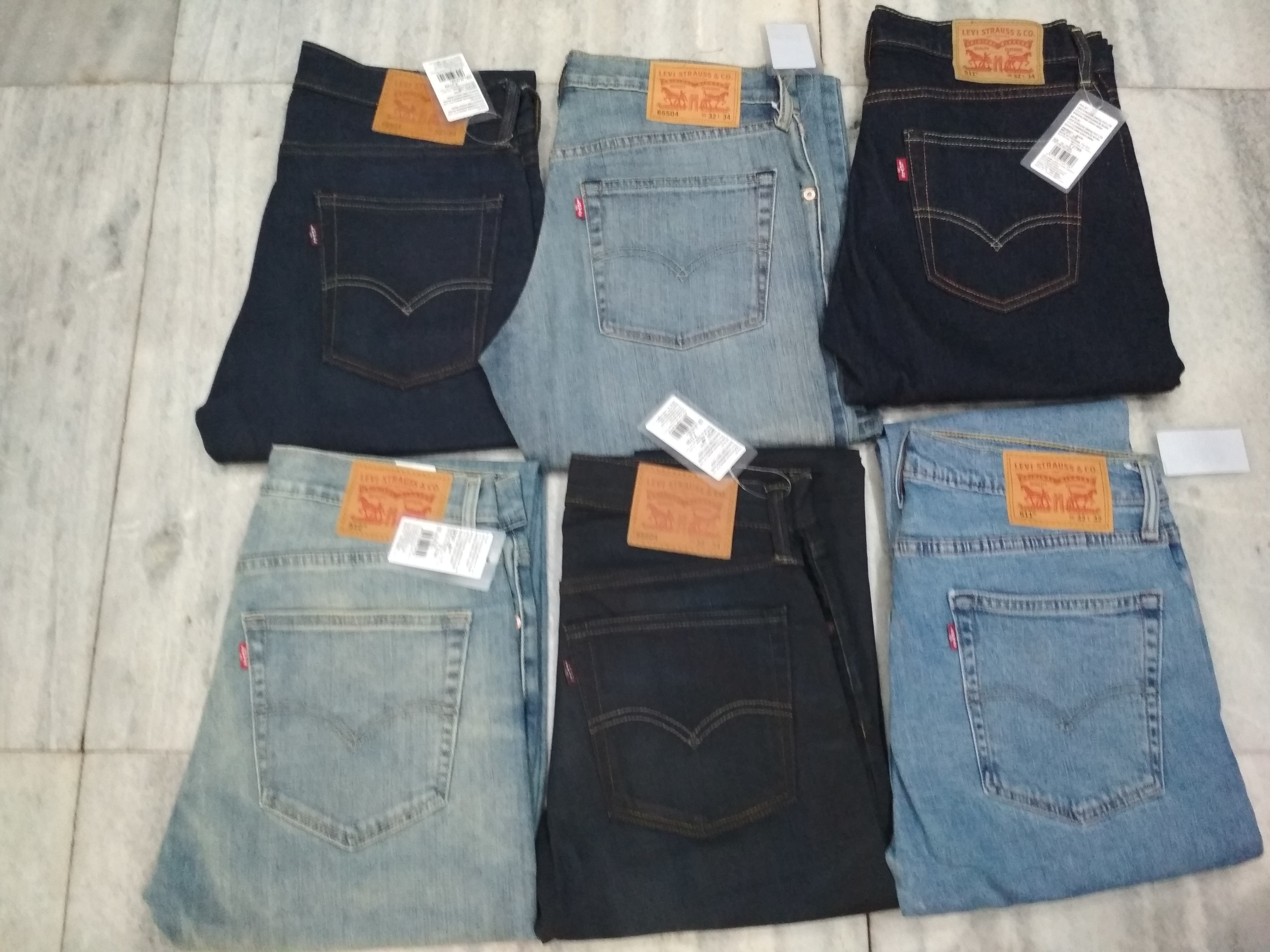 Slim Levis Strauss Jeans