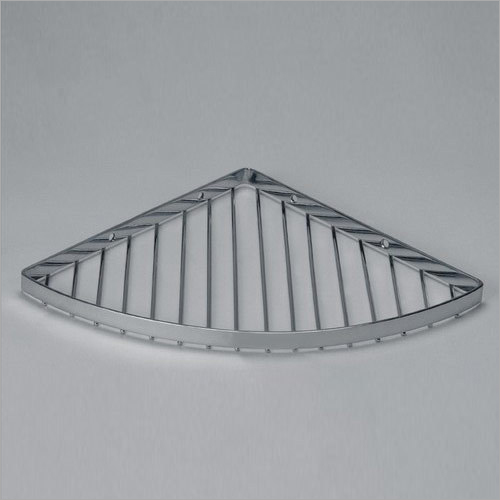Bathroom Corner Shelf - Stainless Steel, Standard Size | Rust-Resistant, Glossy Finish, Elegant Design for Organized Bathrooms