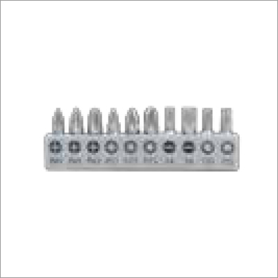 Screwdriver Bit Set - Steel, 25 mm Length, 32 Pieces | Quick-Change Magnetic Holder, Color-Coded Bits