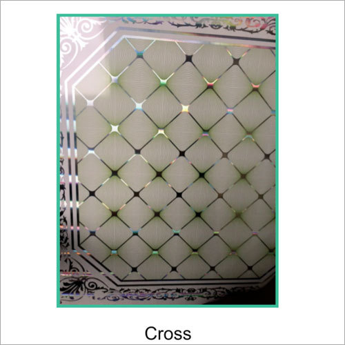 Cross PVC Ceiling Panel - 7mm Thickness | Lightweight, Waterproof, Aging Resistant, Eco-Friendly Design