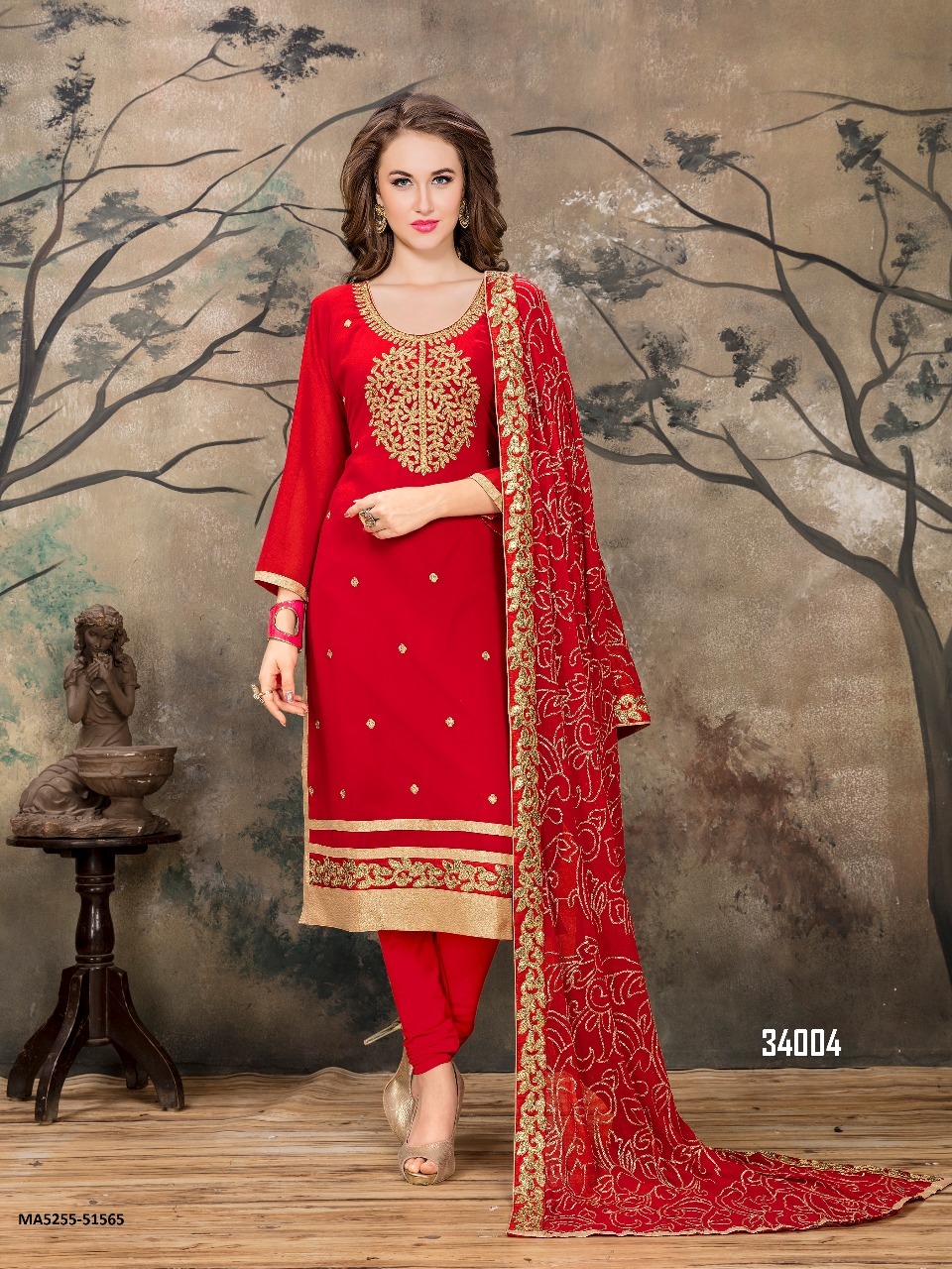 Sethnic Georgette Heavy Suit Wholesaler