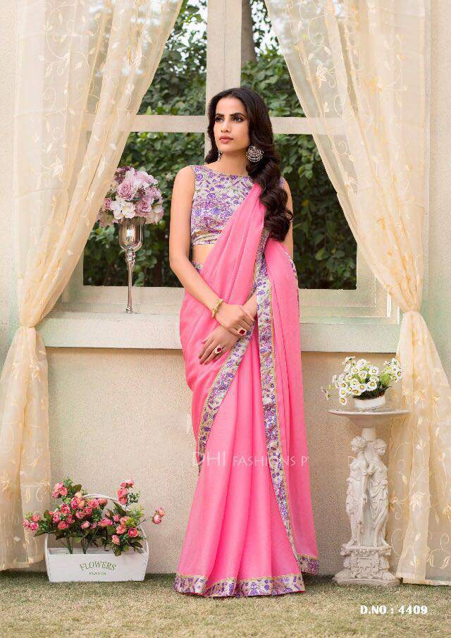 Satin Surat Wholesale Shop Of Chiffon Sarees