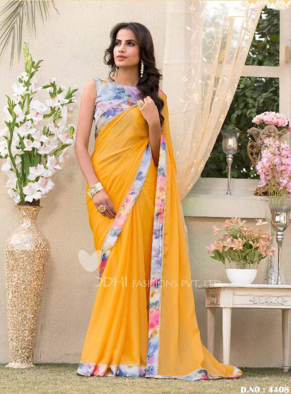 Satin Surat Wholesale Shop Of Chiffon Sarees