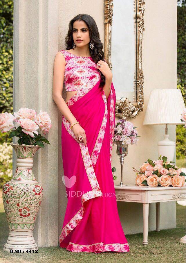 Satin Surat Wholesale Shop Of Chiffon Sarees
