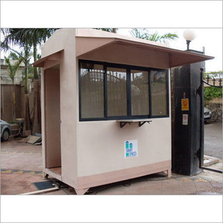 Portable Guard House Cabin - Color: Off White